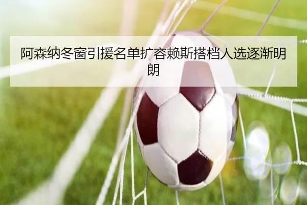 阿森纳冬窗引援名单扩容赖斯搭档人选逐渐明朗
